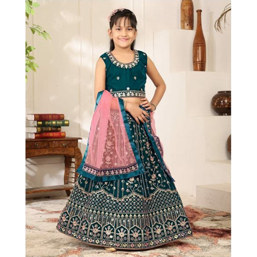 D No-203 Kids Wear Lehenga Choli