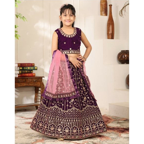 D No-203 Kids Wear Lehenga Choli