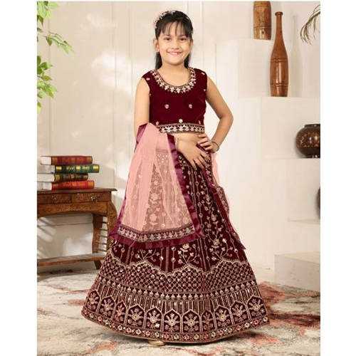 D No-203 Kids Wear Lehenga Choli
