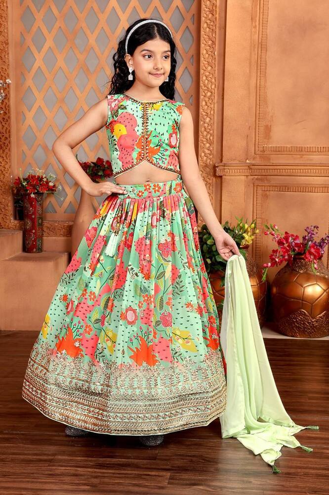 Kids Wear Lehnga Choli