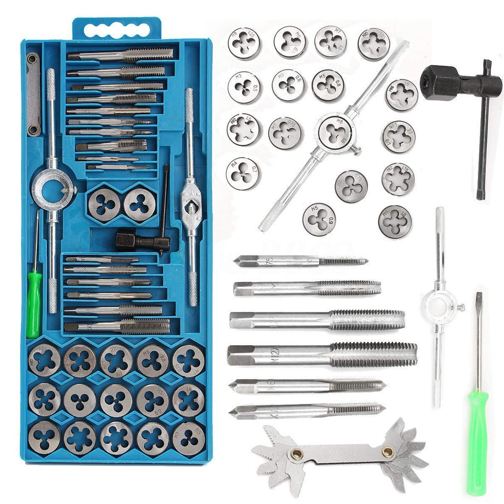 M3-M12 Metric Tap Wrench and Die Pro Set