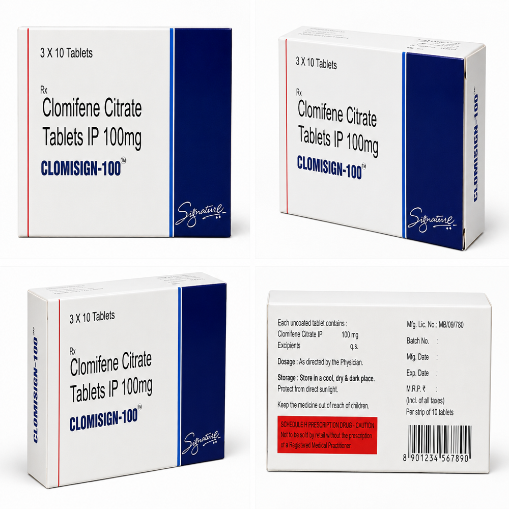 Clomifene Citrate Clomisign 100Mg - Dosage Form: Solid