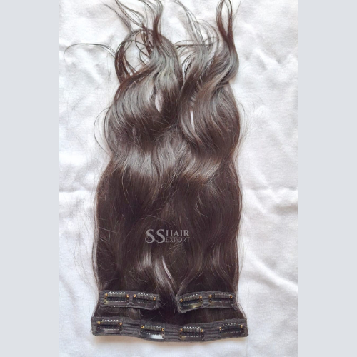 Clip In Hair Extension For Thinning Hair and Wedding Real Indian Human Hair