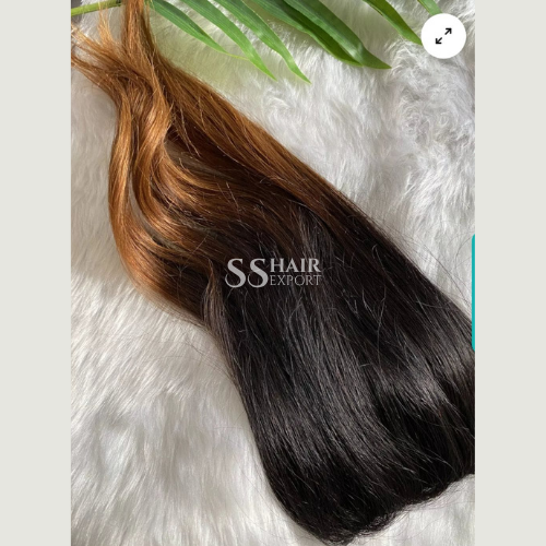 Color Hair Streak Clip In Hair Extension Human Hair 22inch | 60g 2PC