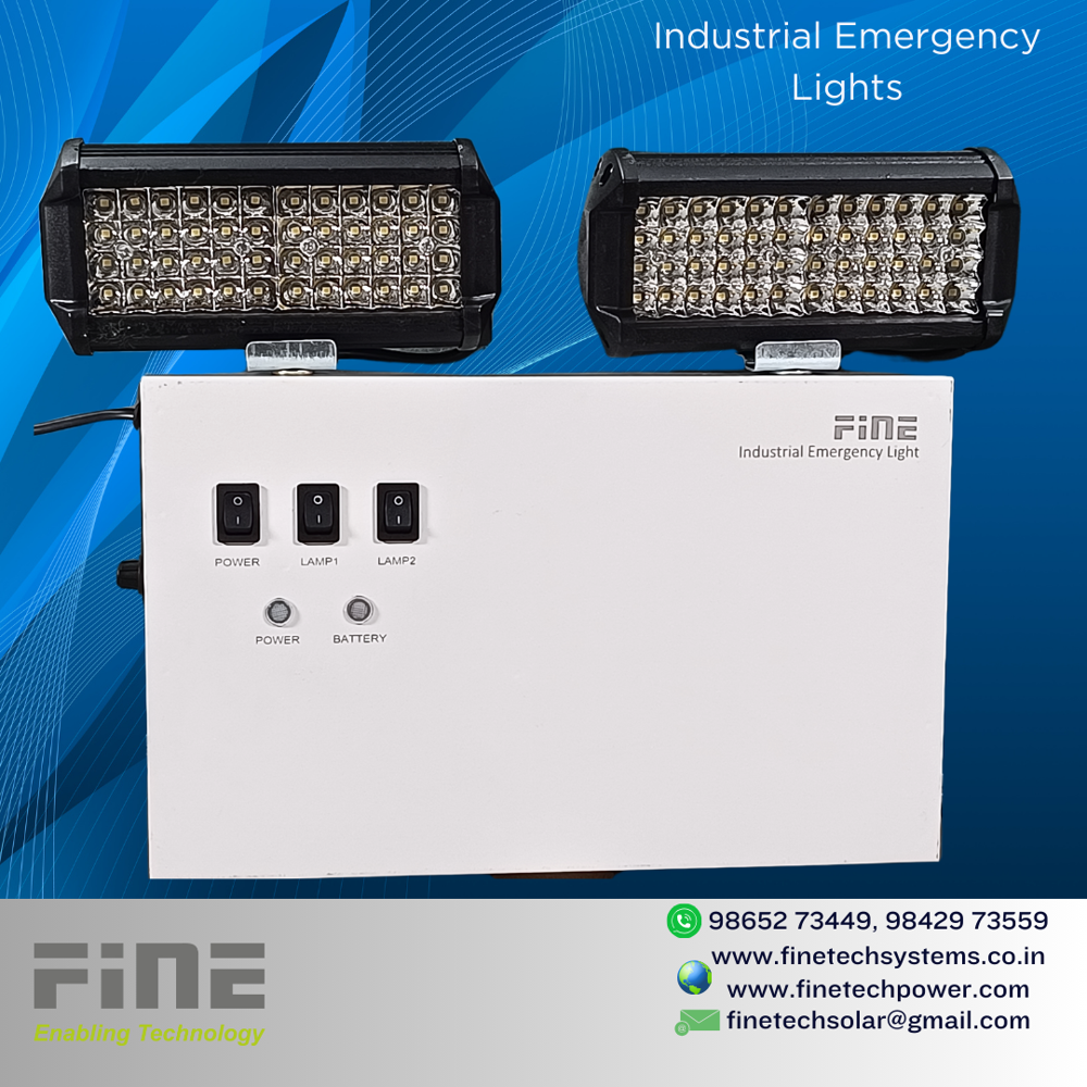 FINE Emergency Industrial Light 40W LED With Battery Backup