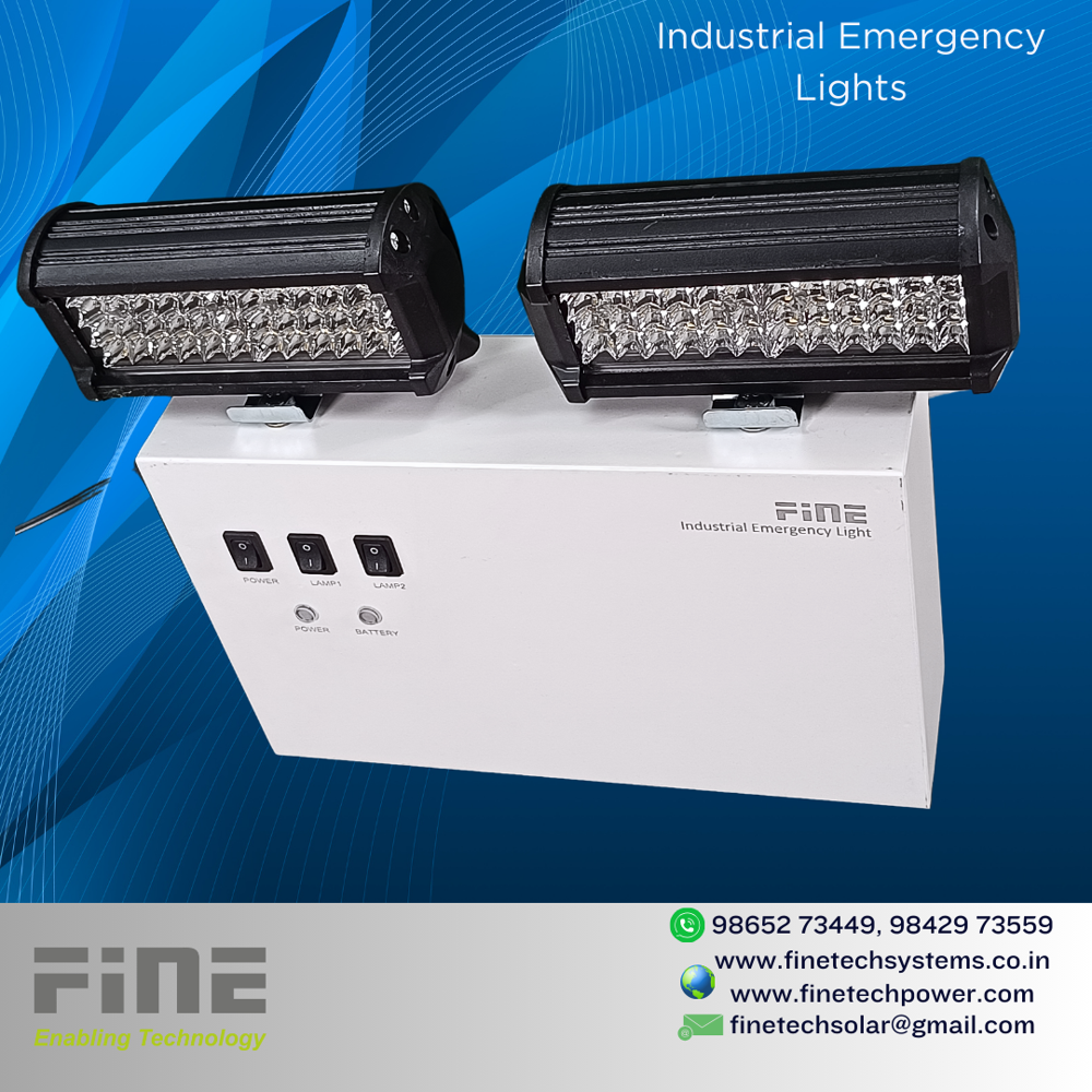 FINE Emergency Industrial Light 40W LED With Battery Backup