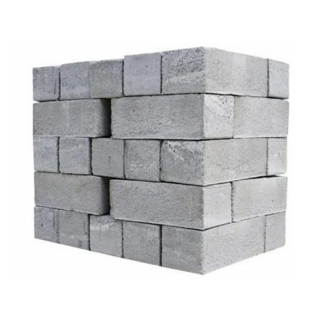 Rectangular Fly Ash Cement Brick - Color: Gray