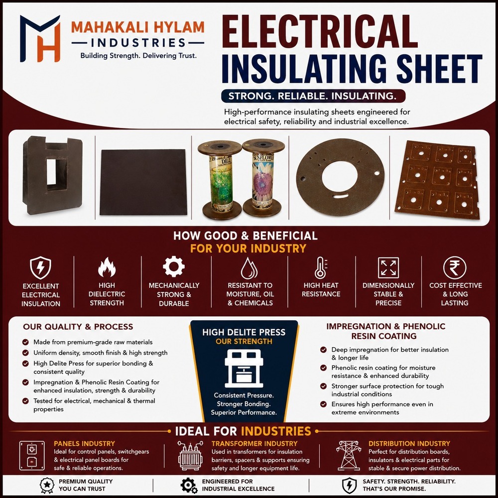 Mechanical Grade Fabric Sheet - Color: Brown