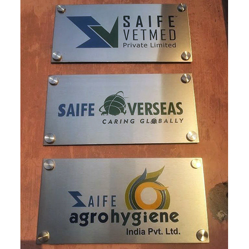 SS Name Plate