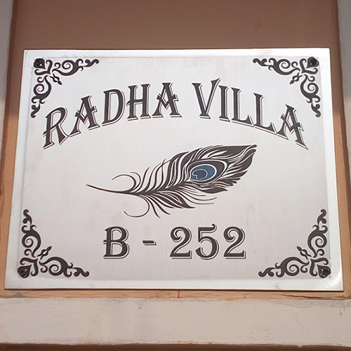 SS Name Plate