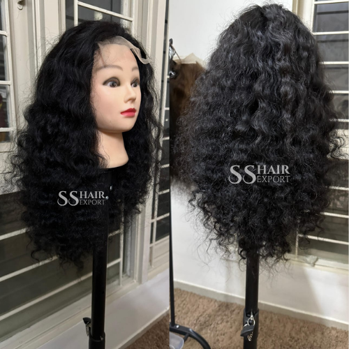 Curly Lace Front Wigs Indian Human Hair 36Inch 180% Density Wholesale Supplier