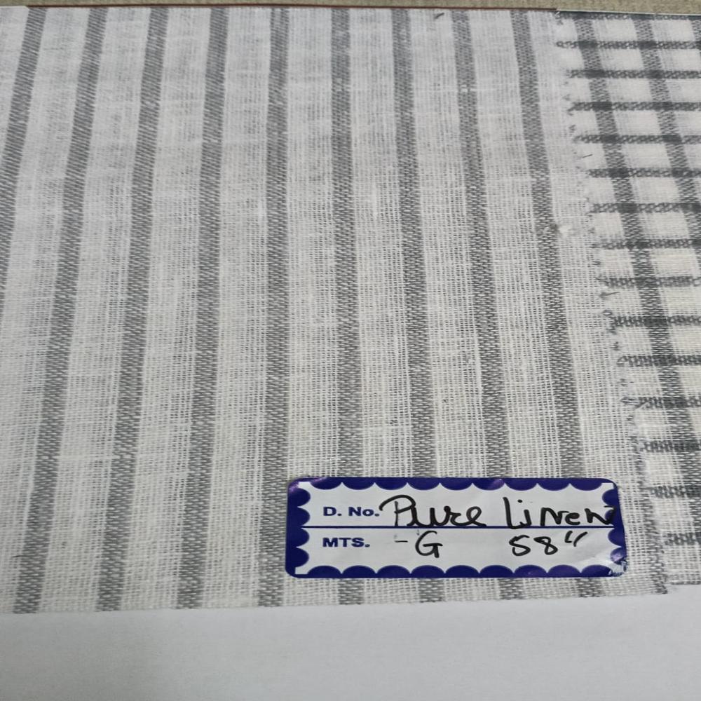 COTTON LINEN CHECKS & STRIPES SHIRTING FABRICS
