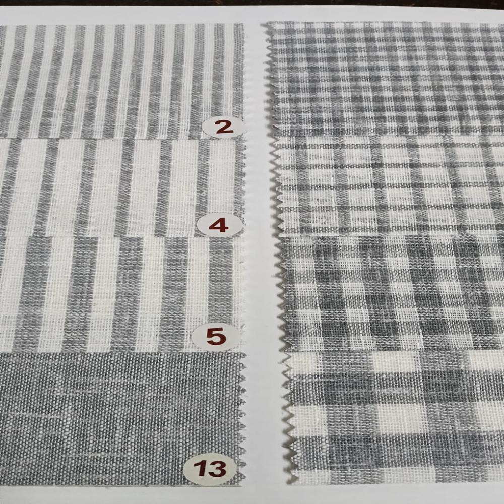 COTTON LINEN CHECKS & STRIPES SHIRTING FABRICS