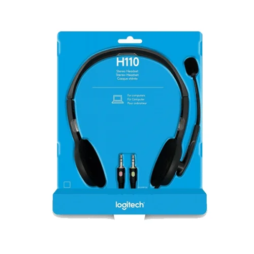 Logitech H110 Stereo Headset - Application: For Computers