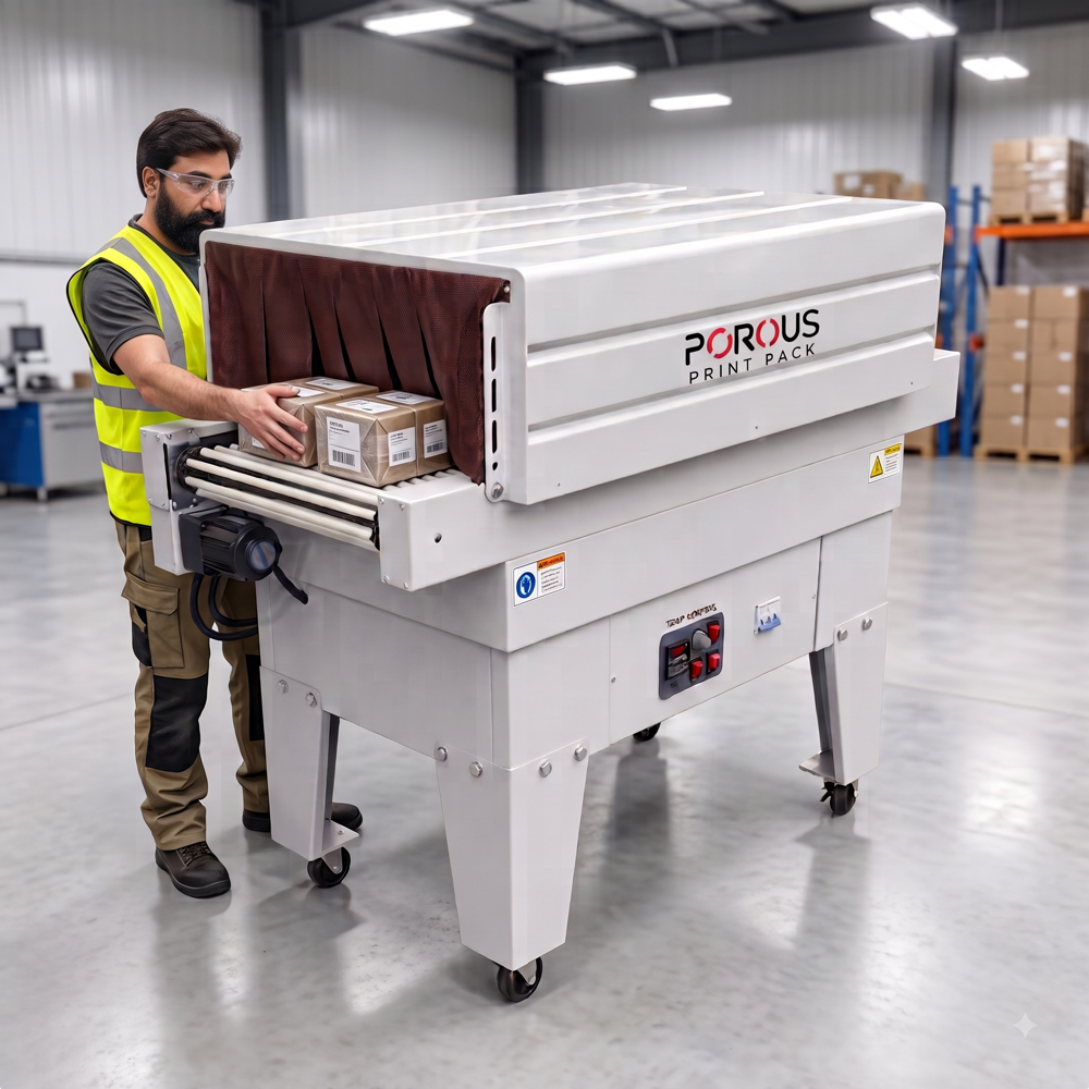 Semi Automatic Shrink Wrapping Machine - Air Pressure: 4-6 Bar