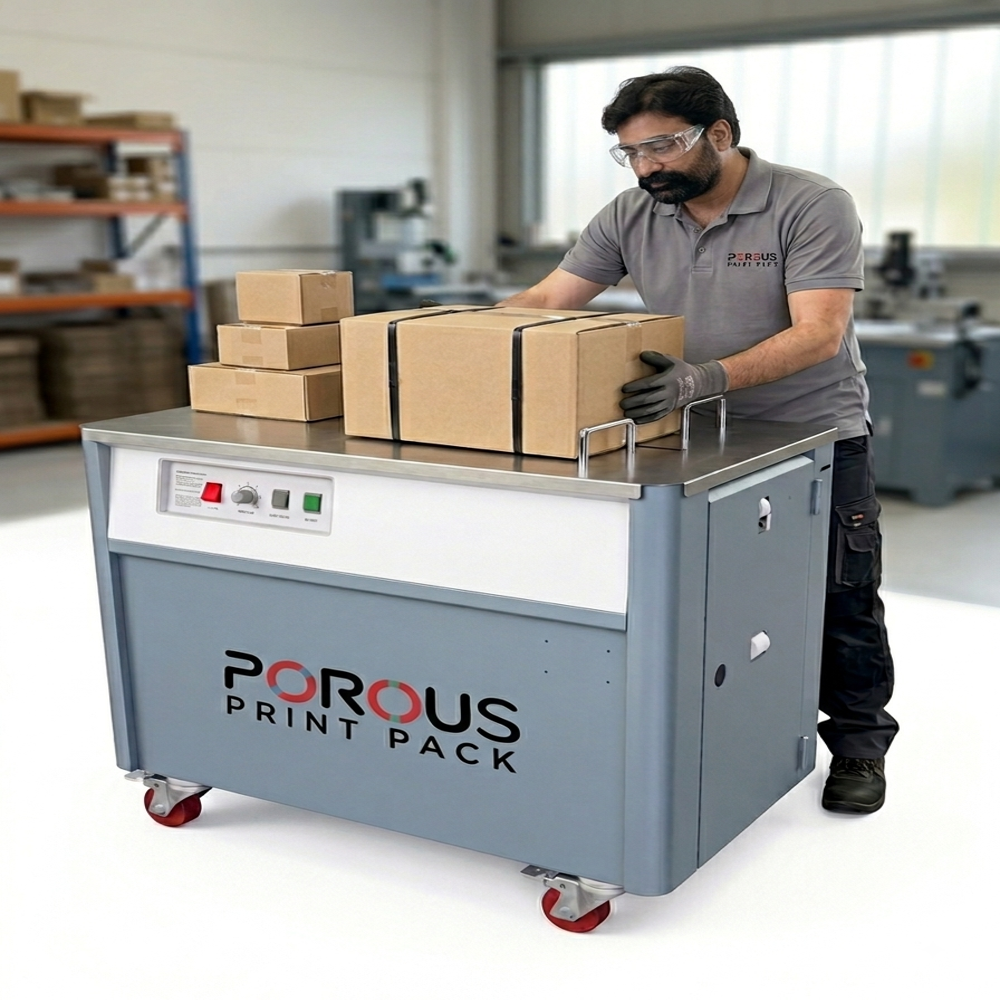 Packway Semi Auto Box Strapping Machine - Capacity: 5 Spm