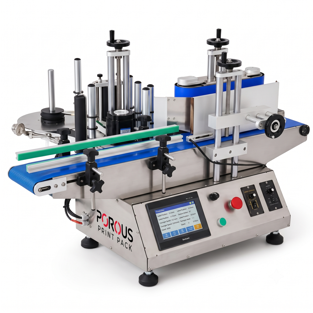 Automatic Round Bottle Labelling Machine - Accuracy: 1mm
