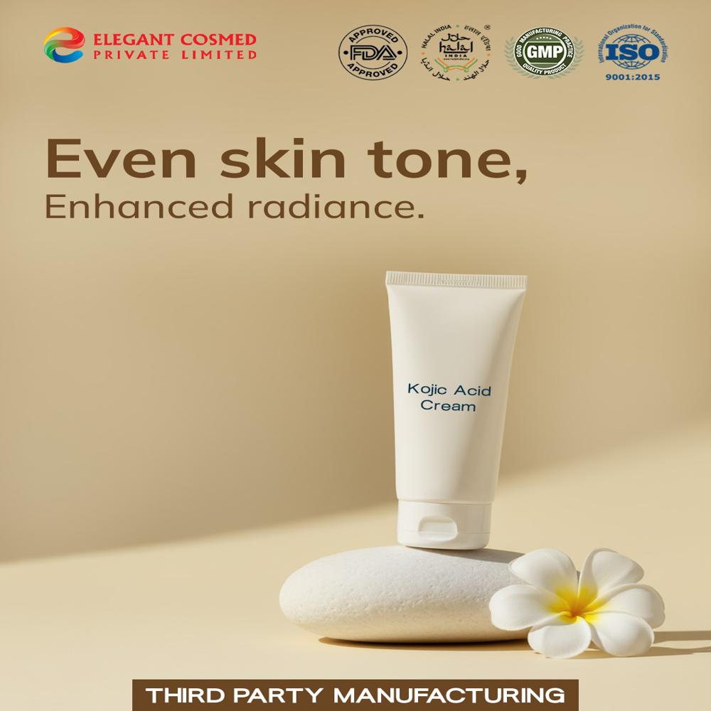 Cosmetic Kojic Acid Cream Third Party Manufacturing