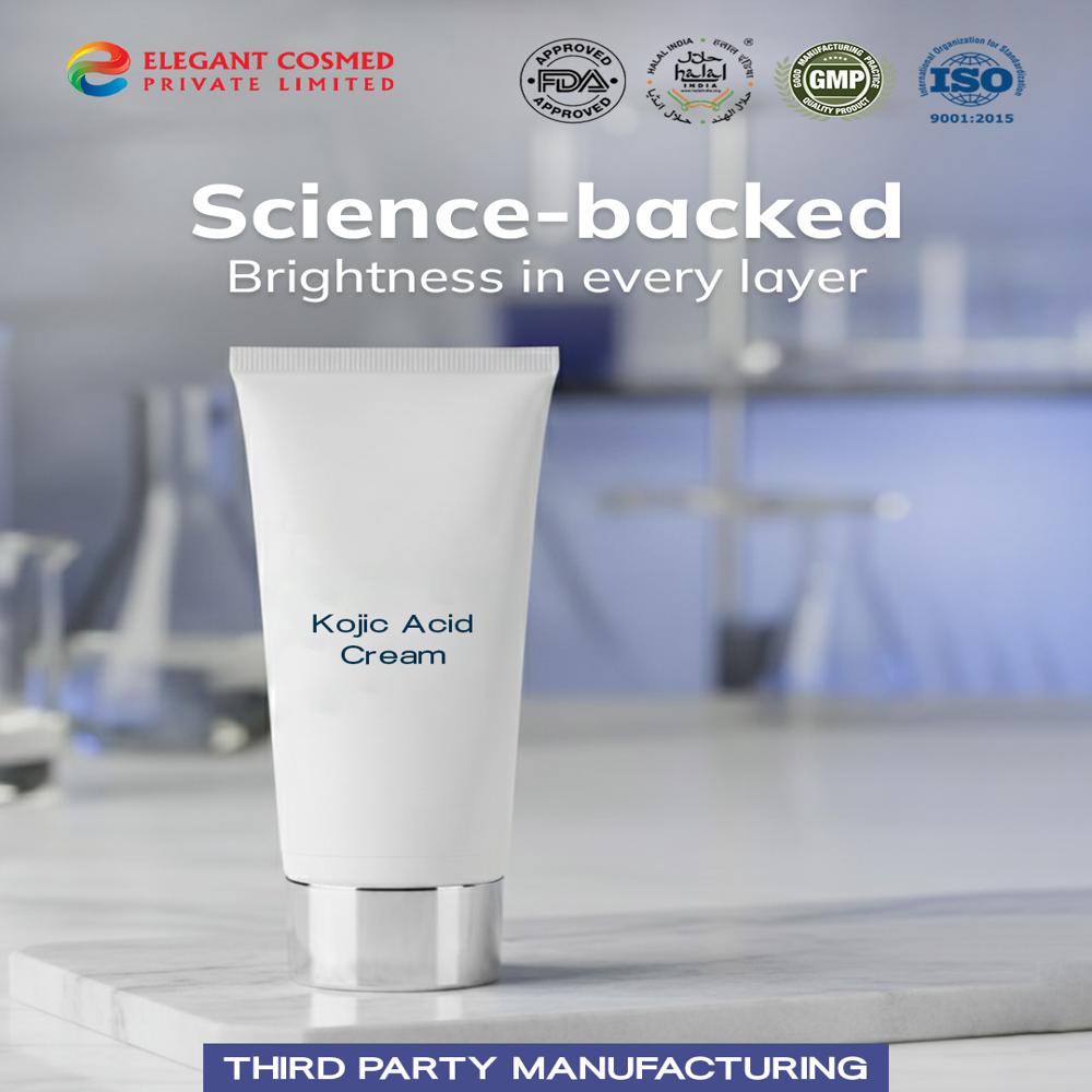 Cosmetic Kojic Acid Cream Third Party Manufacturing