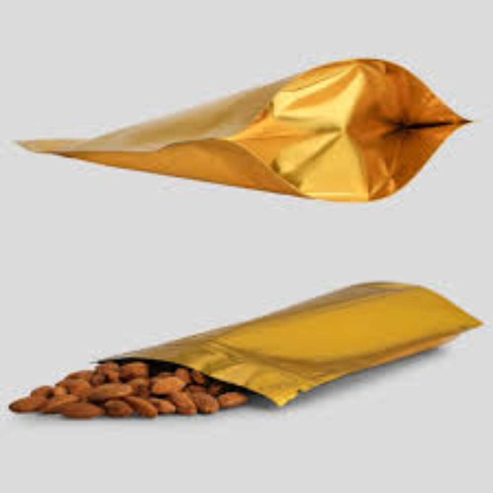 Pastel Gold Matt Stand -Up Pouch