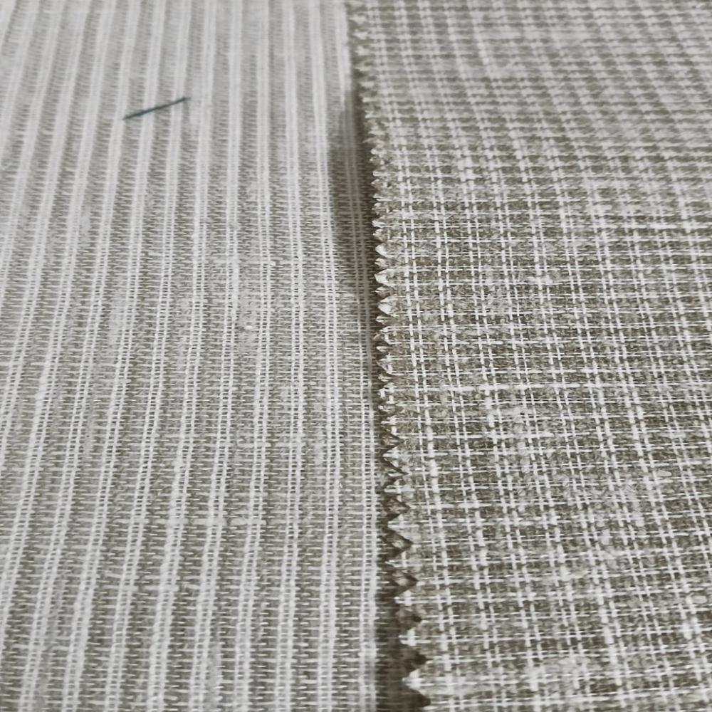 COTTON LINEN CHECKS & STRIPES SHIRTING FABRICS
