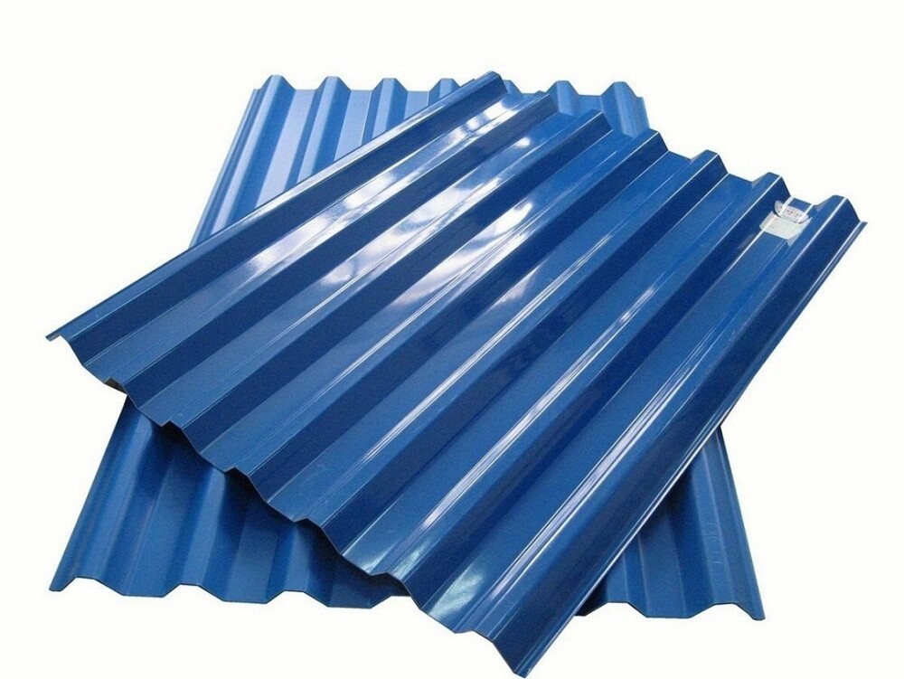 Metal Roofing Sheet - Color: Blue
