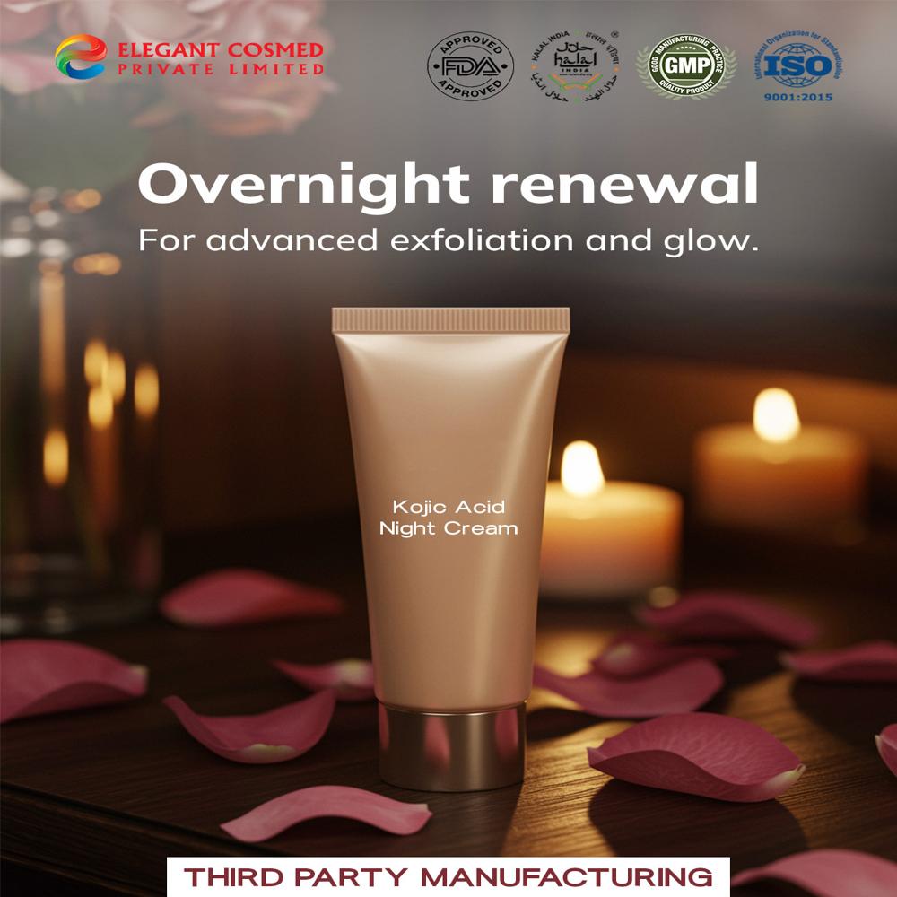 Kojic Acid Night Cream Third Party Manufacturing
