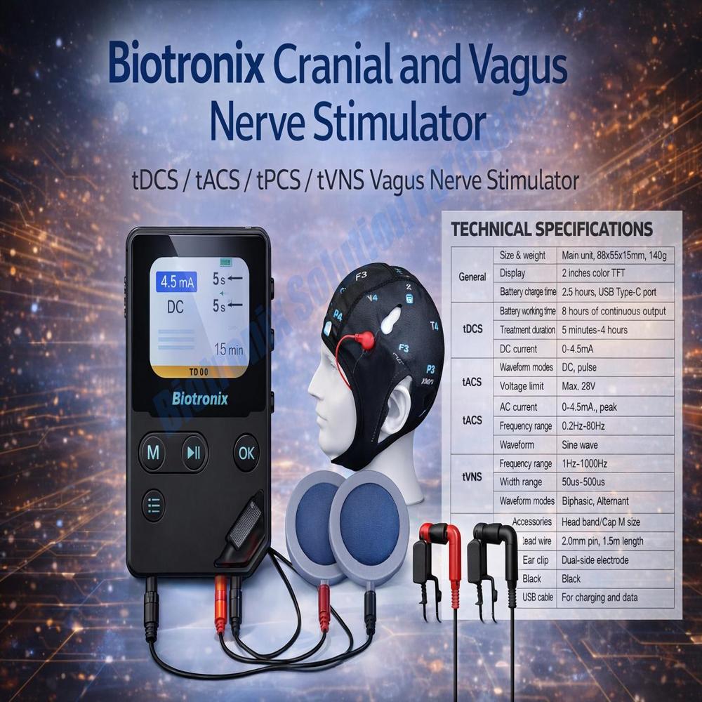 Neurological Rehabilitation Device with tDCS tPCS tACS TVNS