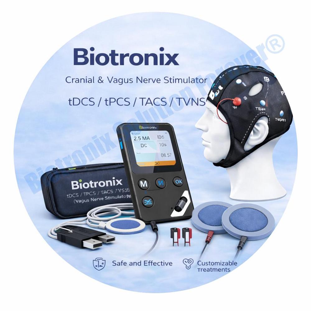 Neurological Rehabilitation Device with tDCS tPCS tACS TVNS