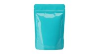 Aqua Blue Matt Stand-Up Pouch