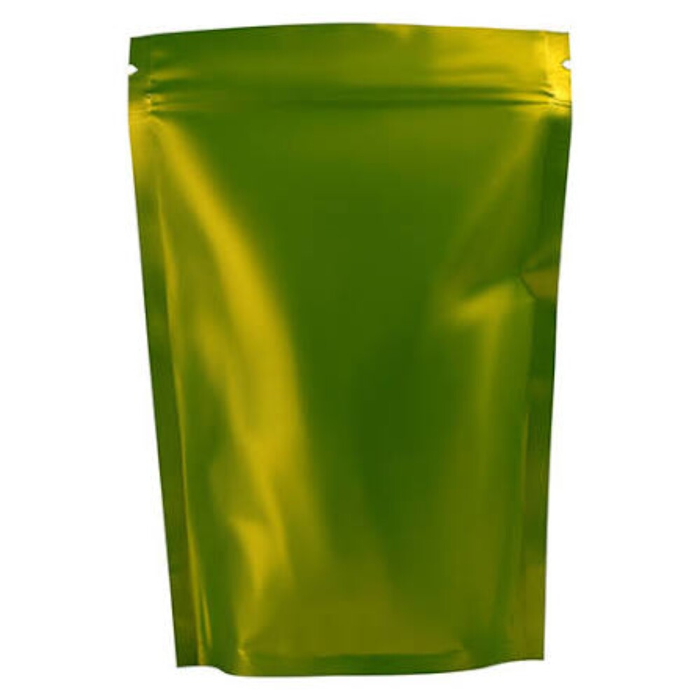 Roomy Base Pouch - Various Sizes Available | Yellow, Customizable Print For Food Industry