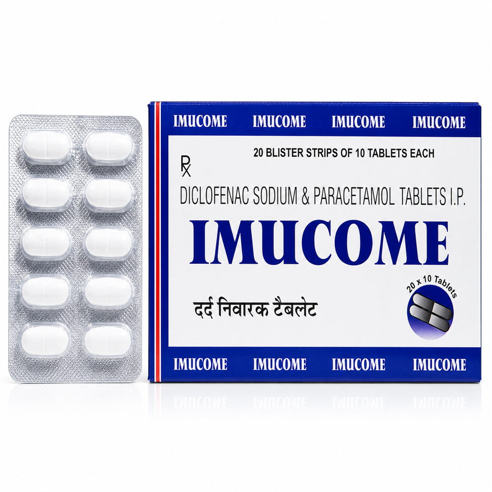 Diclofenac Sodium 50mg Paracetamol 250mg