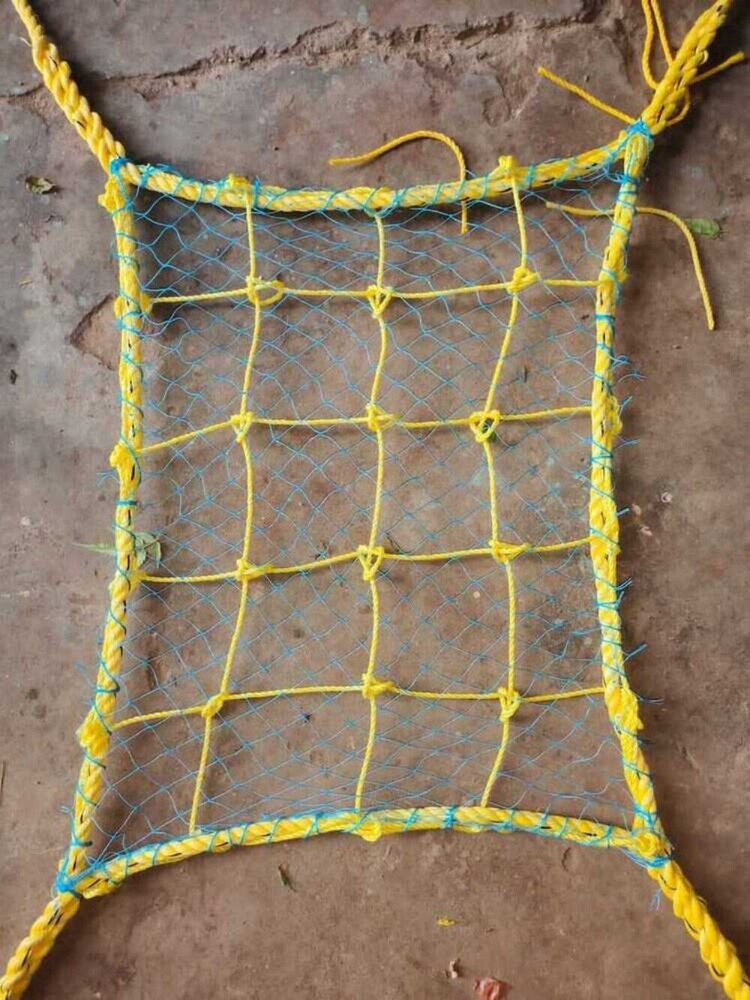 4 Mm Double Layer Yellow With Fish Net - Material: Nylon