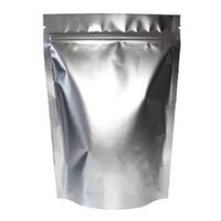 Silver Standy Zipper Pouch