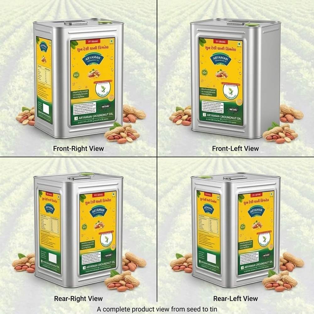 Natural Fresh Groundnut Oil
