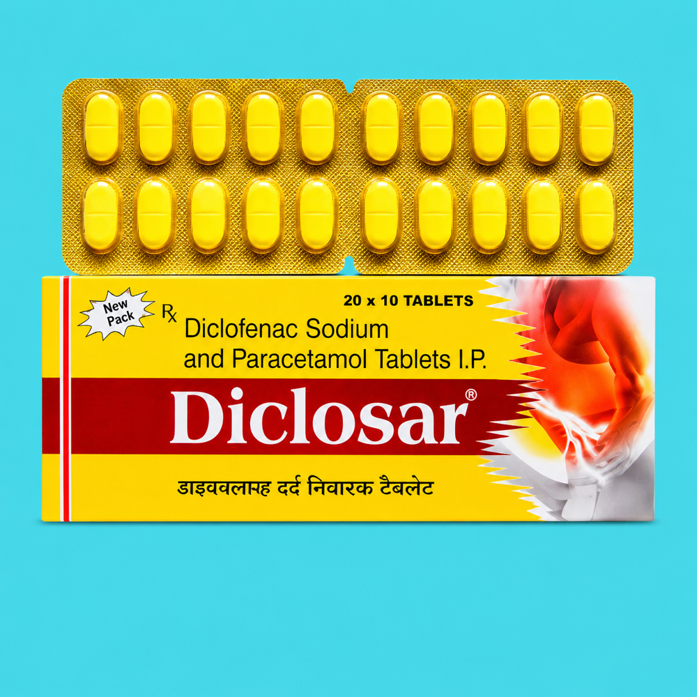Diclofenac Sodium 50mg Paracetamol 250mg