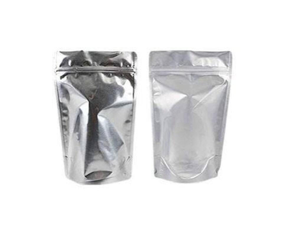 Silver Standy Pouch - Pvc Material, Multicolor Design | Stand Up Pouch With Plain Print Type For Versatile Packaging Needs