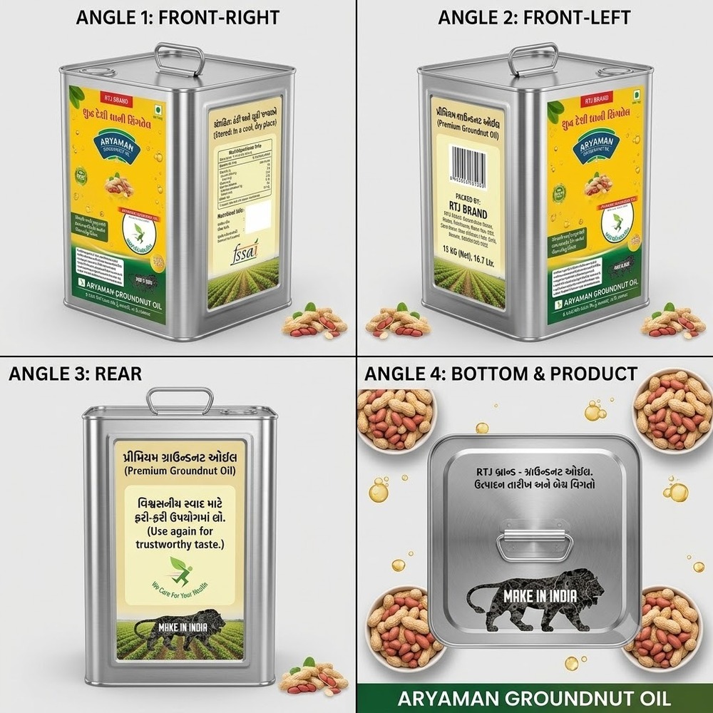 G20-G22 Natural Fresh Groundnut Oil