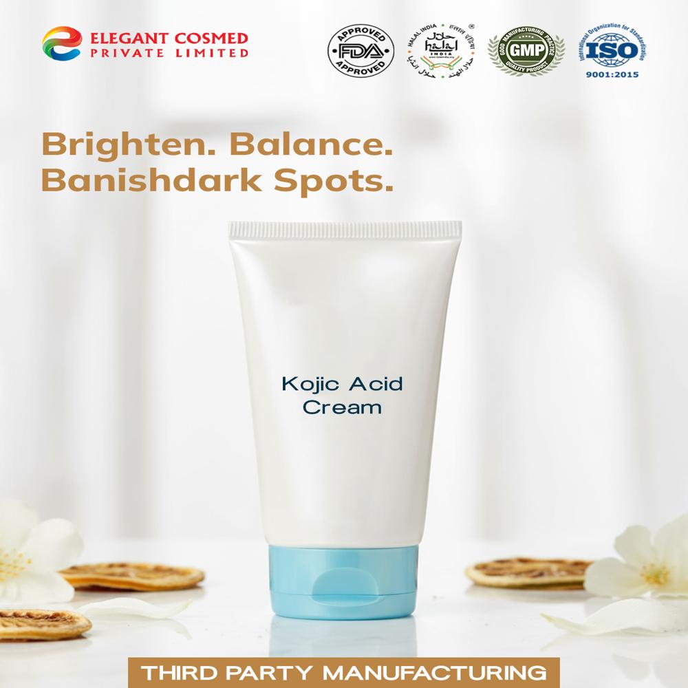 Cosmetic Kojic Acid Cream Third Party Manufacturing