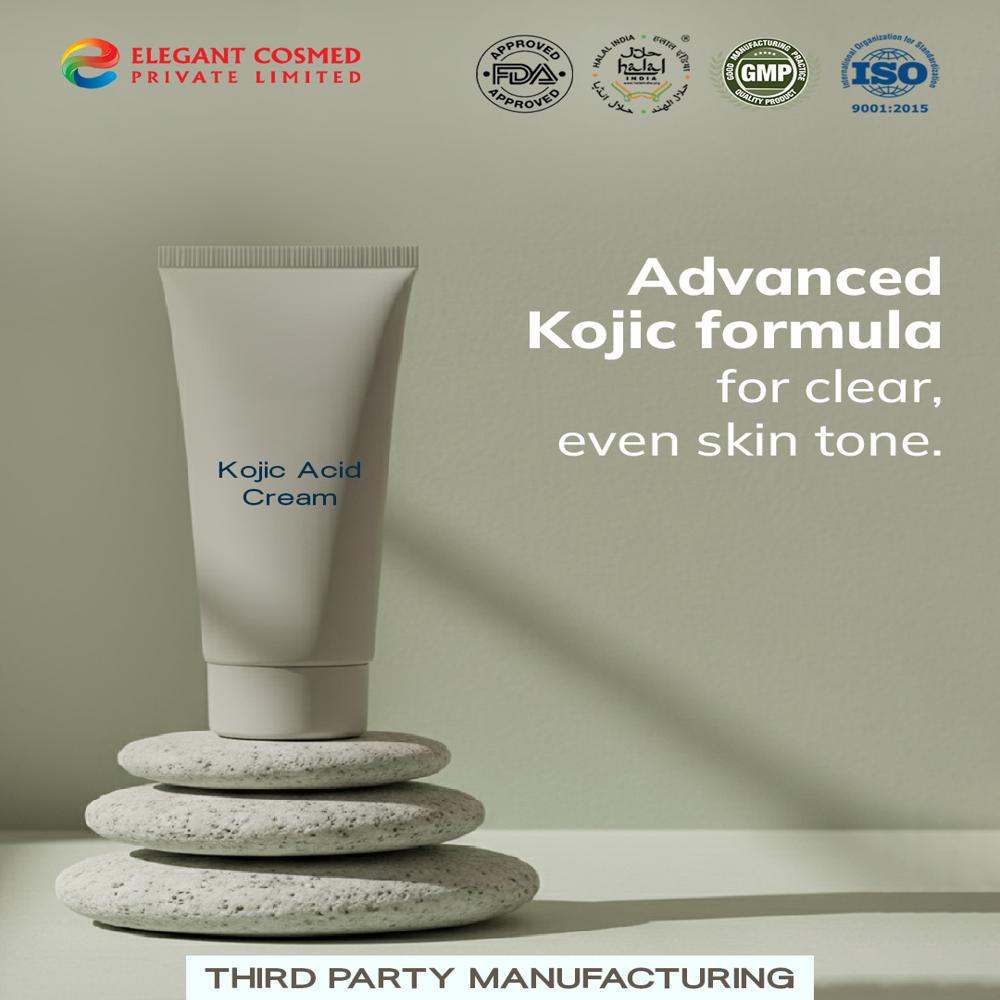 Cosmetic Kojic Acid Cream Third Party Manufacturing