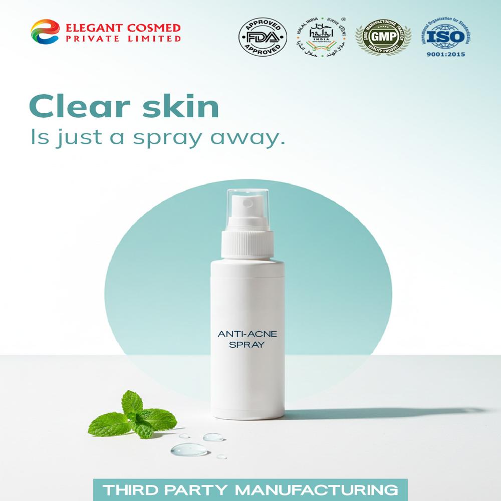 Anti-Acne Spray Third Party Manufacturing