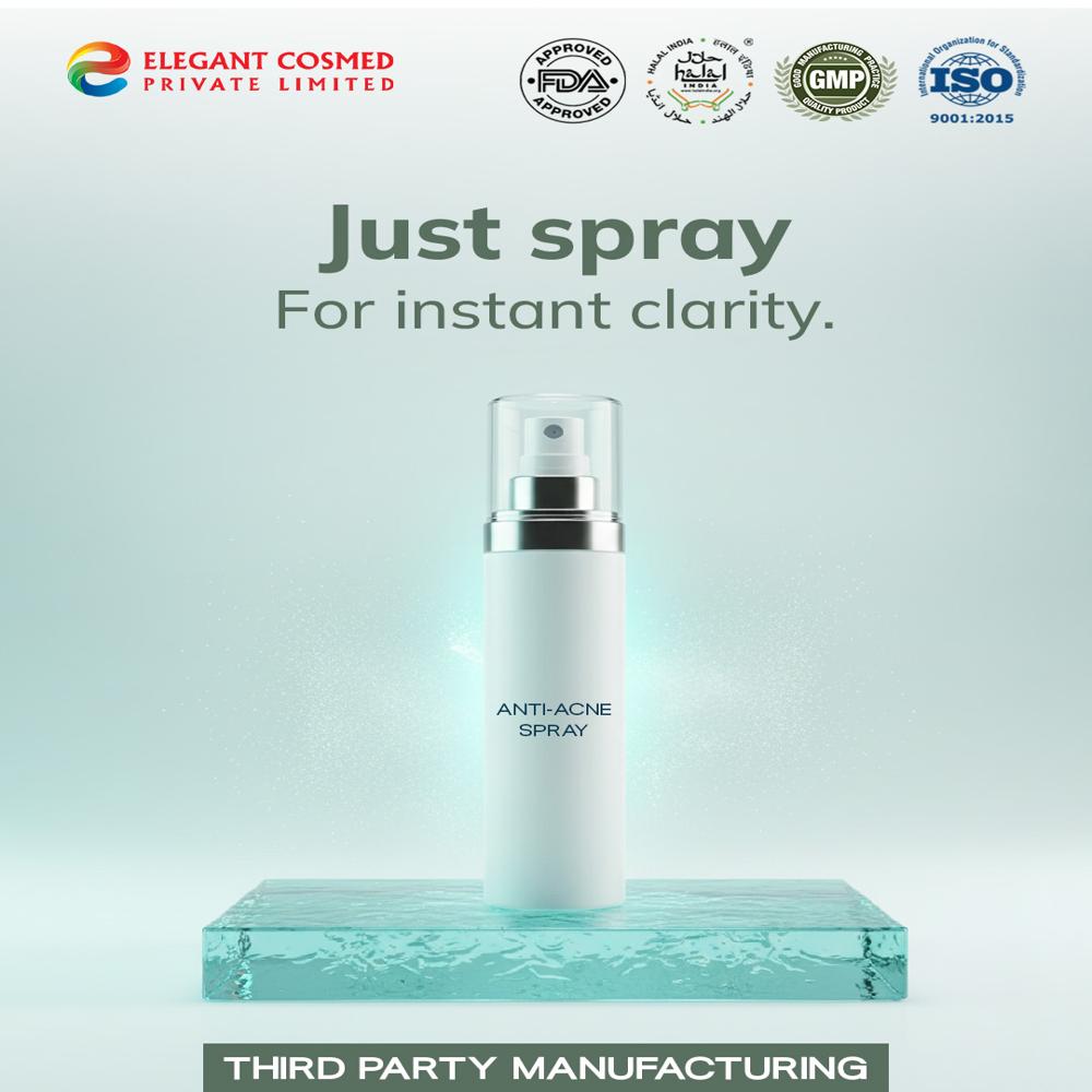 Anti-Acne Spray Third Party Manufacturing
