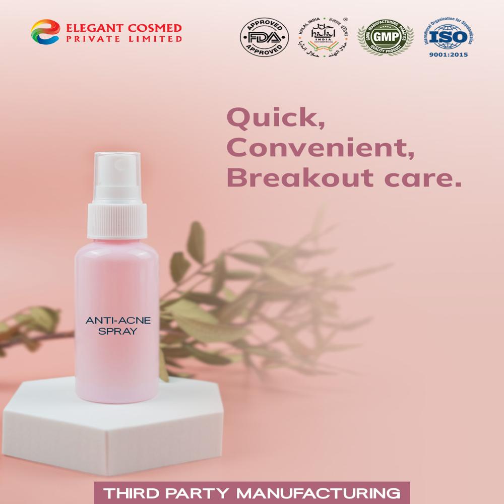 Anti-Acne Spray Third Party Manufacturing