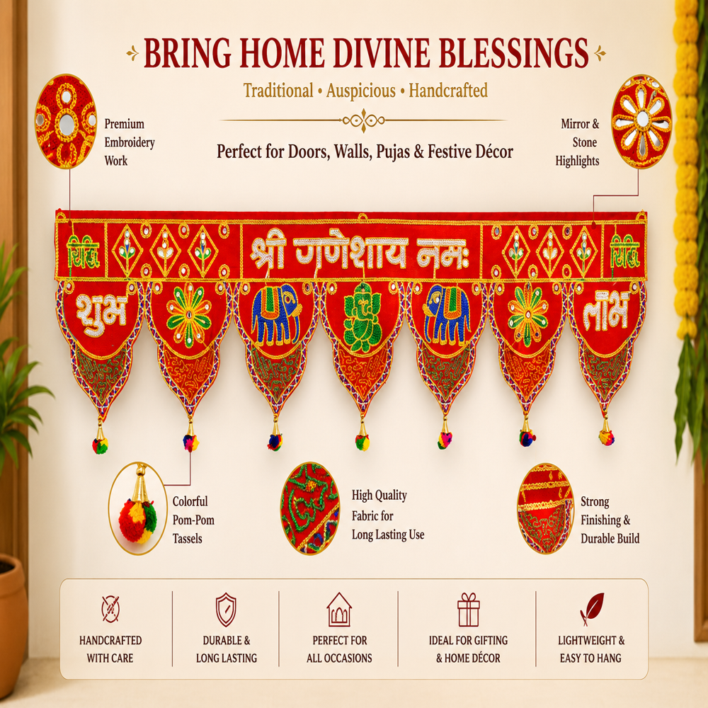 KRISHNA HANDLOOM Traditional Decorative Entrance Home Decor  X 9