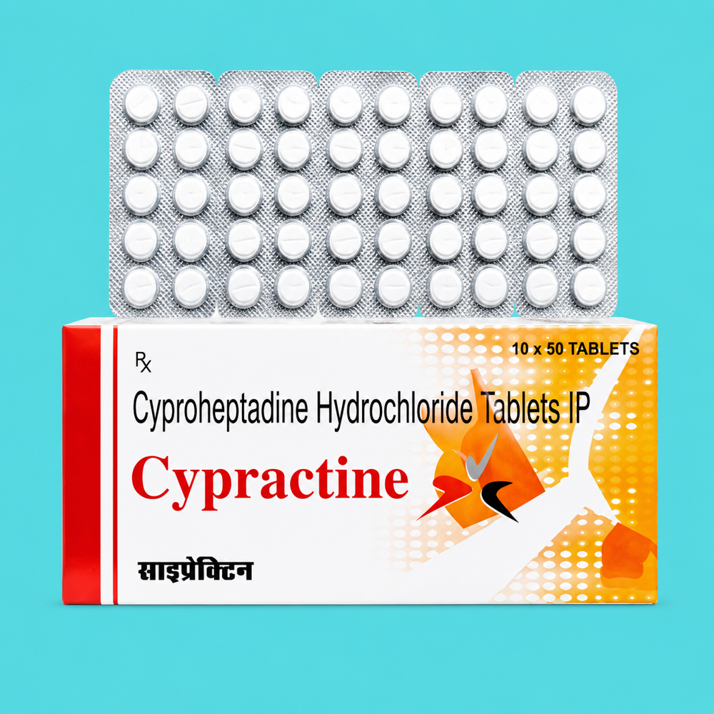 Cyproheptadine Hydrochloride 4mg