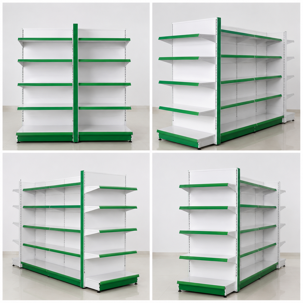 Stainless Steel Supermarket Center Rack