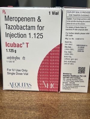 Meropenem Tazobactum for injection