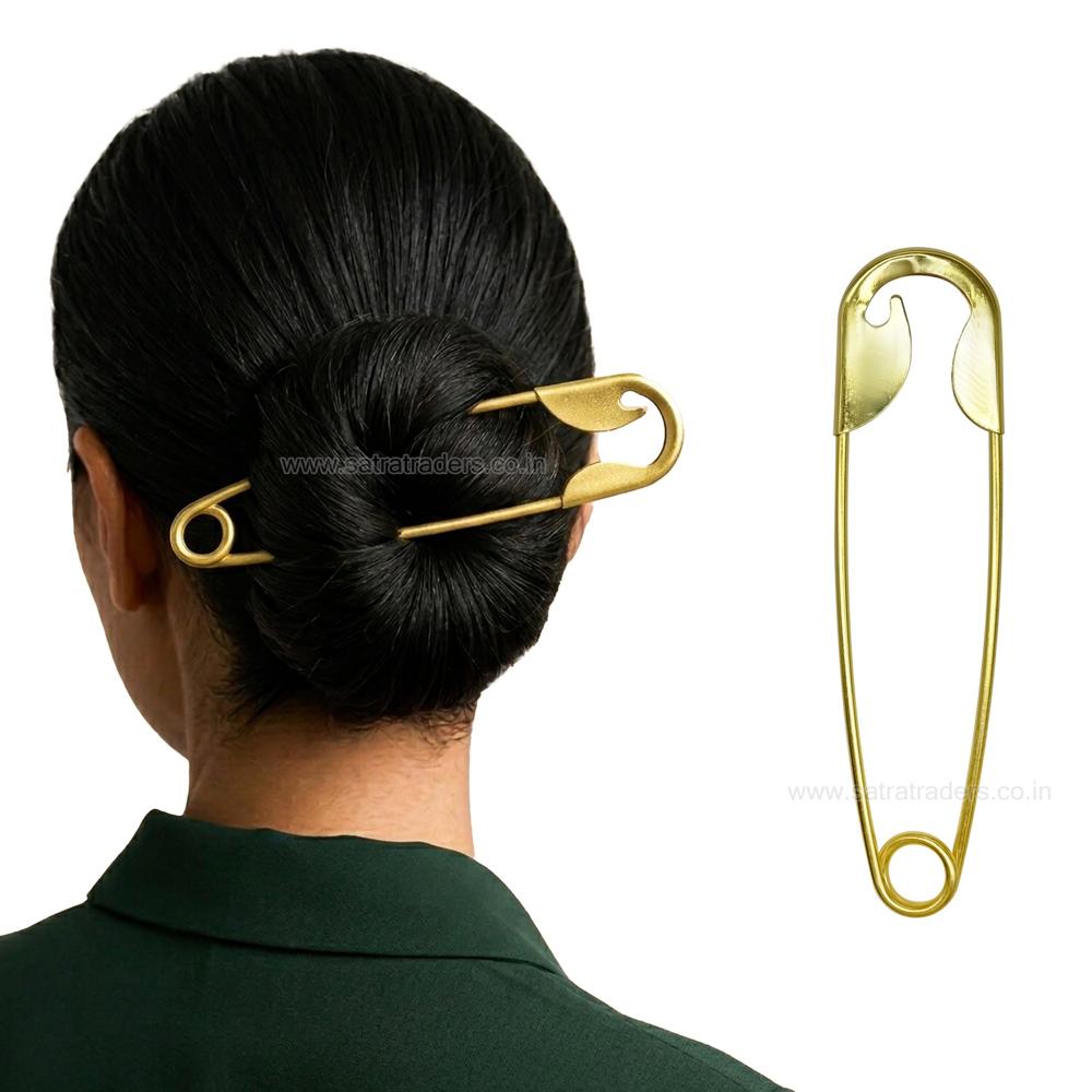 Oversized Hair Bun Safety Pin | Qty : 1pc | Size : 5.5inch | BP18