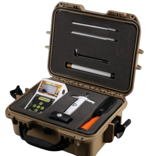 Advanced Gold And Diamond Hunter Gilda Radar - Hard ABS Plastic, 3 kg, 500m Depth, 3000m Range | Digital Display, Multi-Language, Rechargeable, Portable