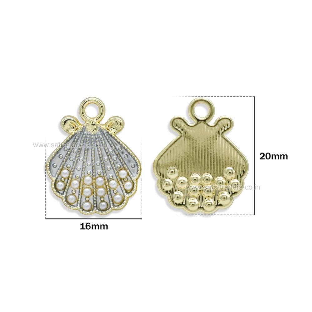Seashell Enamel Charms